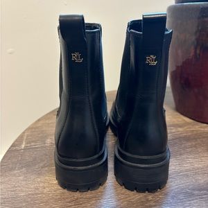 Corinne Leather Ankle Boots Ralph Lauren